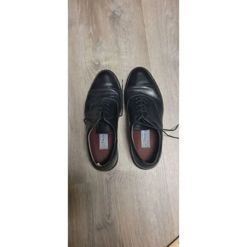 Rockport Men's M3038‎ Oxford Black Leather Round Toe Lace Up 9.5